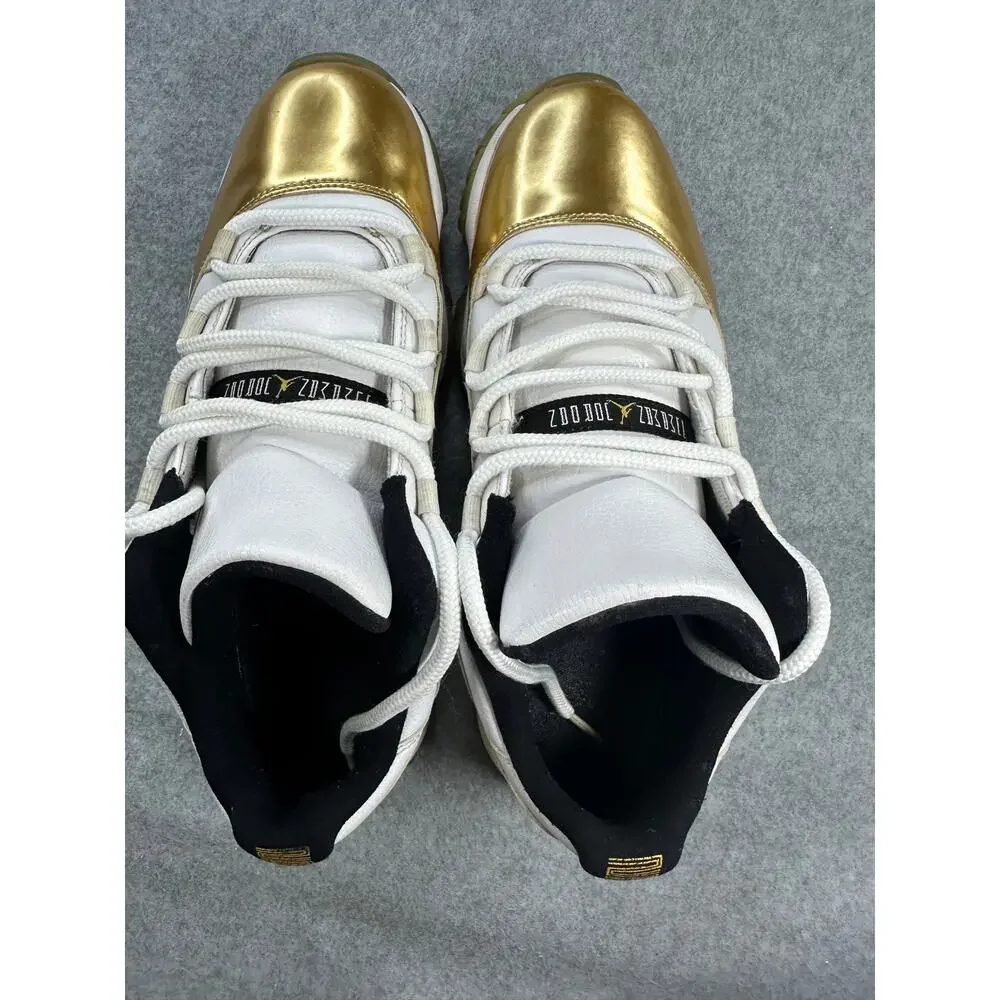 Jordan 11 Retro Low Closing Ceremony Metallic Gold 2016 Mens Size 11 528895-103⁠